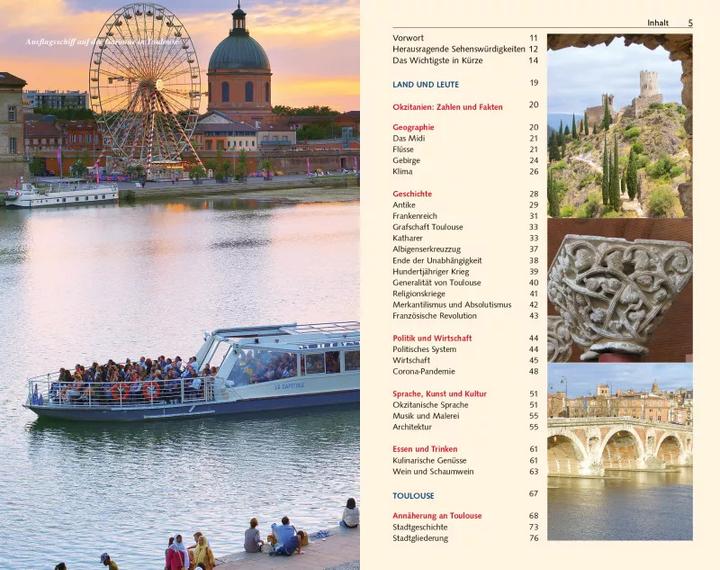 Actual product image Reiseführer Toulouse, Albi, Carcassonne (German, Heike Bentheimer, 2022)