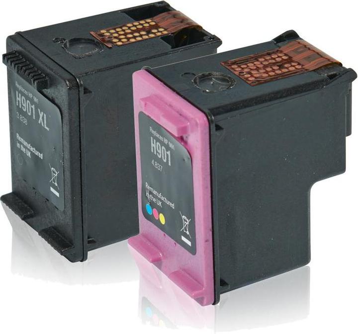 Image du produit Inkadoo Multipack compatible avec HP SD 519 AE / 901XL XXL contient 2x cartouche de tête d'impression