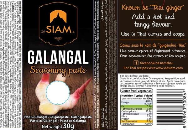Actual product image deSiam Galangal Paste (30 g)