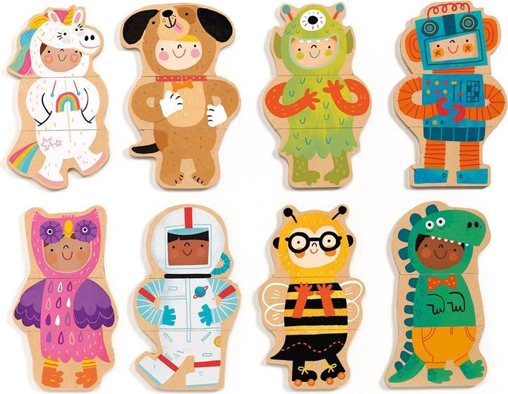 Actual product image Djeco Magnets fancy-up (24 x)