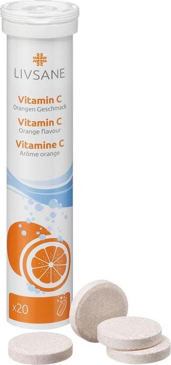 Produktbild Livsane Vitamin C (20 Stück, Brausetablette, 101 g)