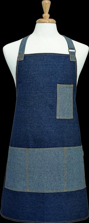 Actual product image Ladelle Tablier de cuisine Denim 70x80 cm
