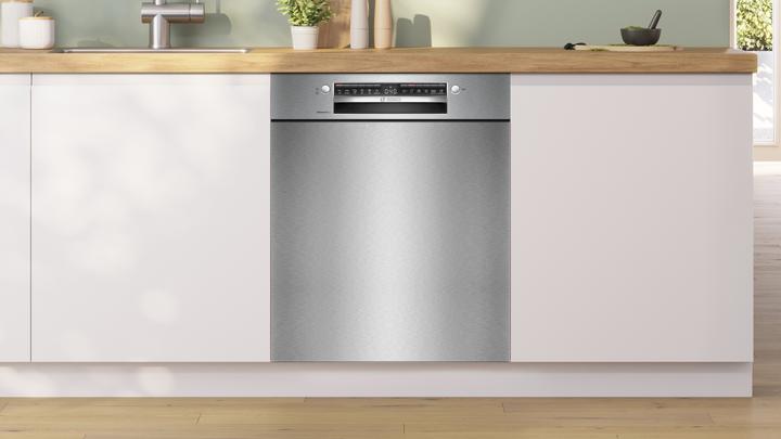 Produktbild Bosch Hausgeräte Serie 4, Unterbau-Geschirrspüler, 60 cm, Edelstahl, SMU4EAS23E