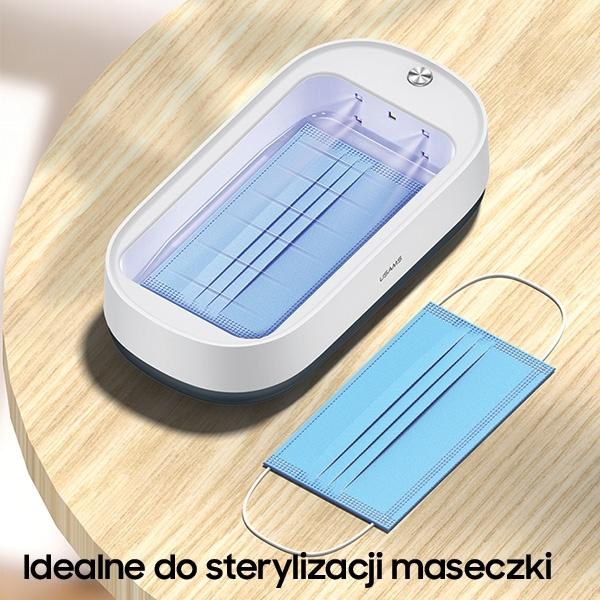 Actual product image Usams UV Sterilization Box with Qi Charging Station