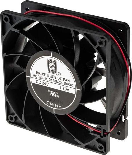 Immagine prodotto Rs Pro DC vane axial fan, 120mm 384cu.m/h 24Vdc (120 mm)