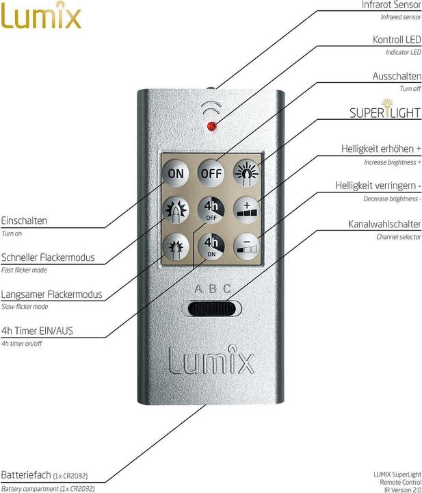 Produktbild Krinner LED Christbaumkerze Superlight Starter-Set (10 x)