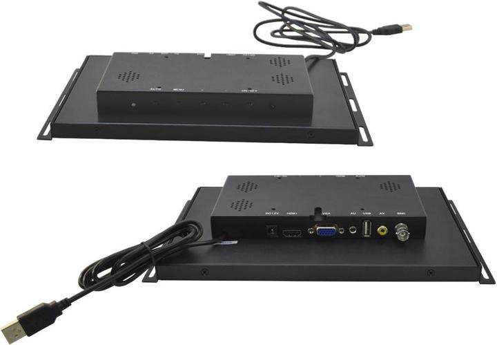 Actual product image Nvox Monitor dot iow ips open frame led 10cali full hd vga hdmi usb av 12v 230v
