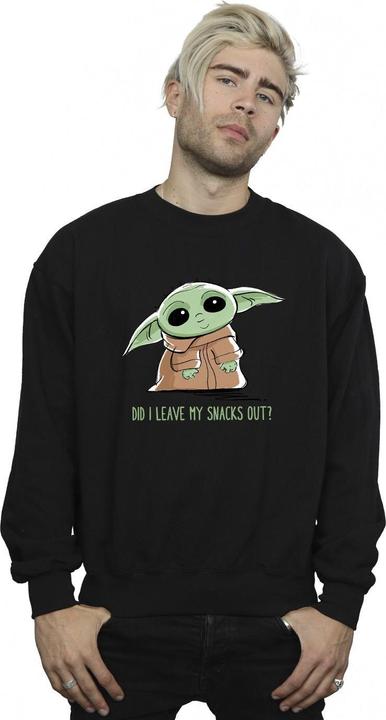 Immagine prodotto Star Wars The Mandalorian Grogu Snacks Meme Felpa Uomo (XXL)