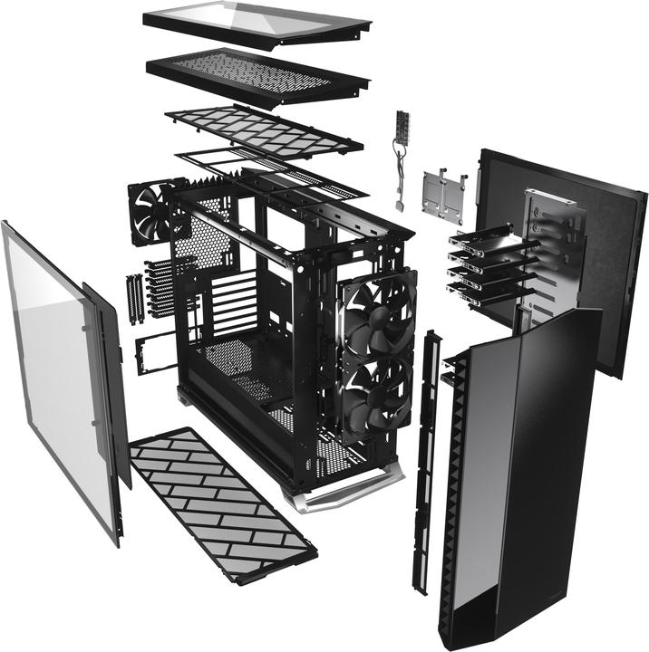 Produktbild Fractal Vector RS - Blackout (ATX, mATX, Mini-ITX, E-ATX)