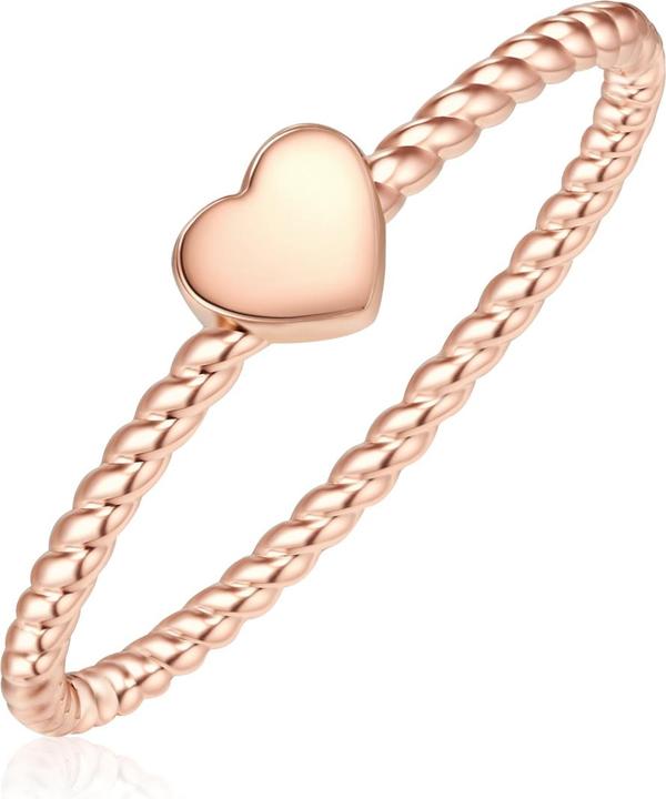 Produktbild Glanzstücke München Damen Herz Sterling Silber roségold - 10102 (50, 925 Silber)