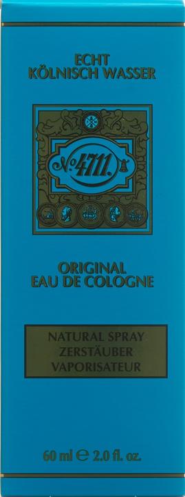 Image du produit Muelhens 4711 by Eau de Cologne Spray (Unisex ohne Verpackung) 60 ml (Eau de cologne, 60 ml)