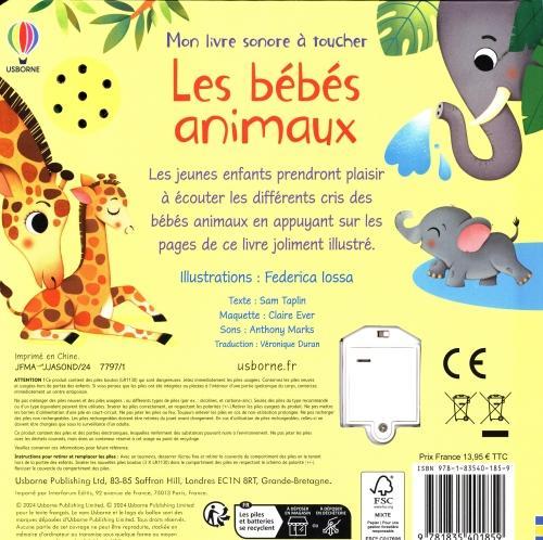 Produktbild Les Bebes Animaux - Mon Livre Sonore A Toucher - Des 1 An (Französisch, Iossa Federica, Taplin Sam, 2024)