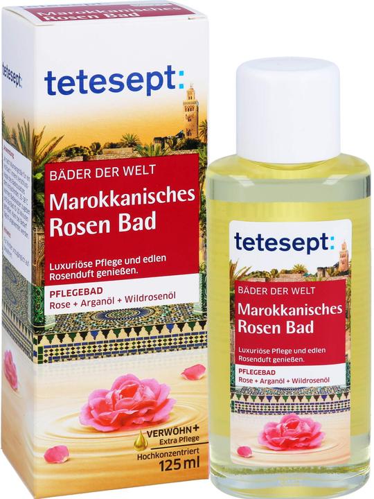 Produktbild Tetesept Medizinalbad Bäder der Welt Marokkanisches Rosen 125 ml (125 ml, Badeperlen)