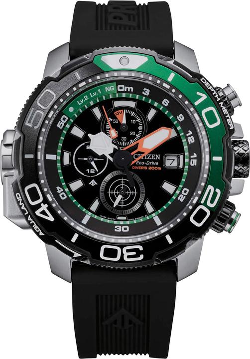 Image du produit Citizen BJ2168-01E Eco-Drive Promaster Marine Montre de plongée 47mm (Montre de plongée, 47 mm)