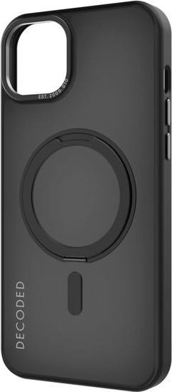 Actual product image Decoded Recycled Plastic Loop Stand Backcover iPhone 15 Plus Black (Apple iPhone 15 Plus)