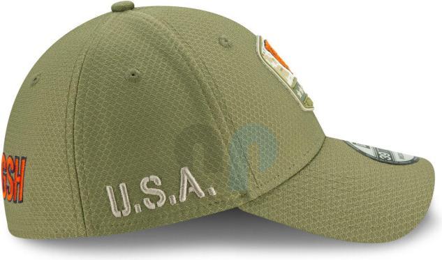 Actual product image New Era NFL - Chicago Bears - On Field 2019 Salute to Service Olivee 39Thirty Cap Olive LXL (59, 60, 62)