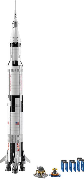Immagine prodotto LEGO Saturno V Apollo della NASA (92176, LEGO Ideas, Set LEGO rari)
