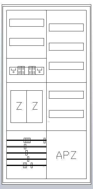 Produktbild ABN Zählerschrank eHZ 2Z 1V 1APZ, HS/OKK S27EA820