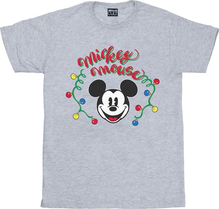 Produktbild Disney Mickey Mouse Christmas Light Bulbs TShirt (XXL)
