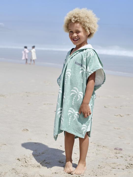 Immagine prodotto Vertbaudet Poncho da bagno per bambini in cotone riciclato, personalizzabile (128)