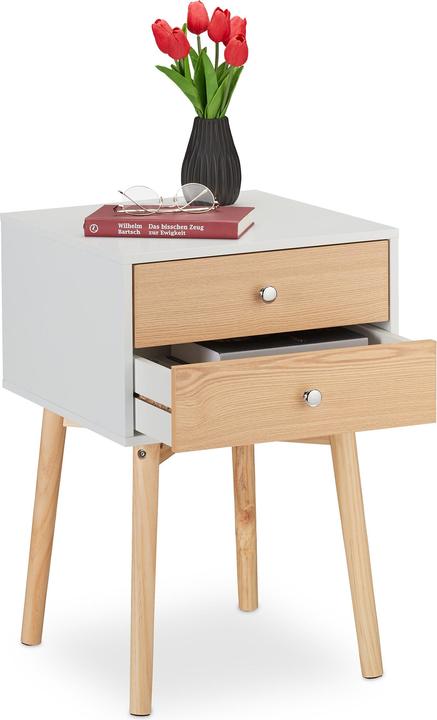 Immagine prodotto Relaxdays Nachttisch (40 x 40 x 60 cm)