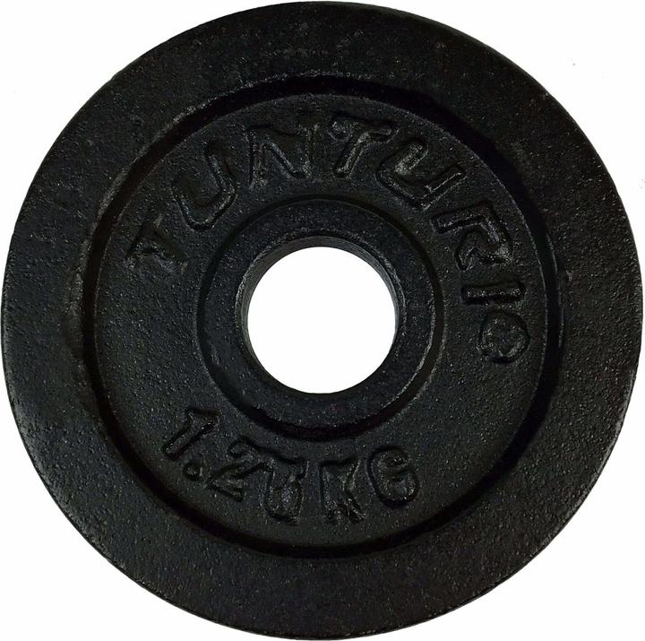 Image du produit Tunturi Gusseisen 1.25 kg Gewichtscheibenpaar 30 mm (2 x 1,25 kg)