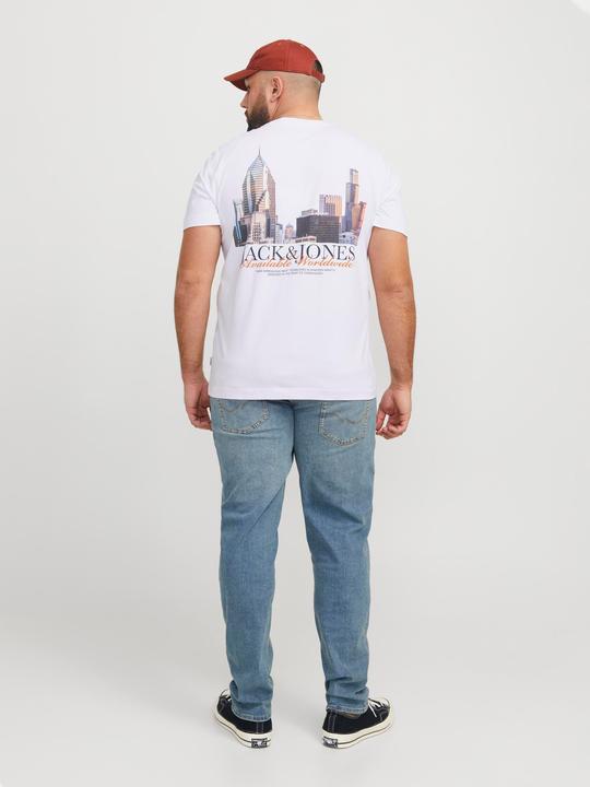 Actual product image Jack & Jones Plus Size Rückenprint T-shirt T-shirt (4XL)