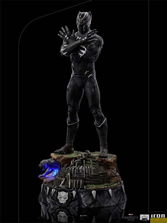 Actual product image Iron Studios MARVEL - Black Panther Deluxe- Statuette 1/10 Art Scale - 25.5cm