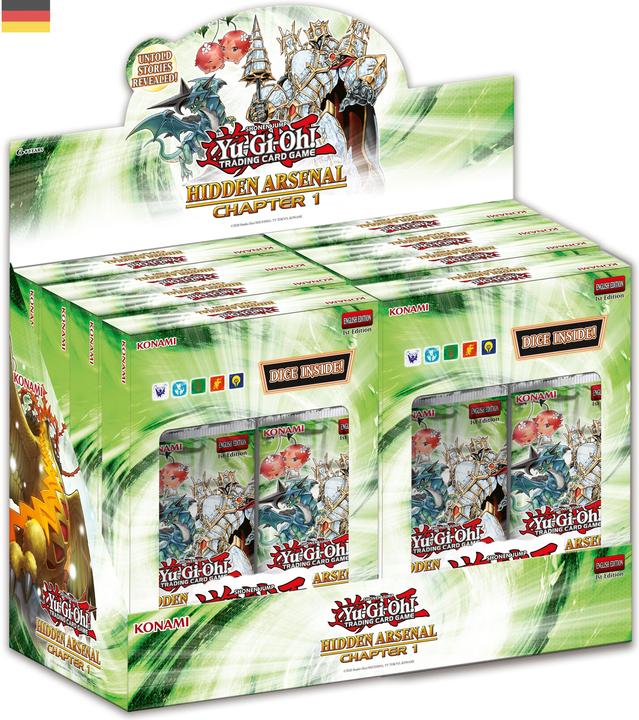 Produktbild Yu-Gi-Oh ! Hidden Arsenal: Chapter 1 Box Display -EN- (Englisch, Booster Display)
