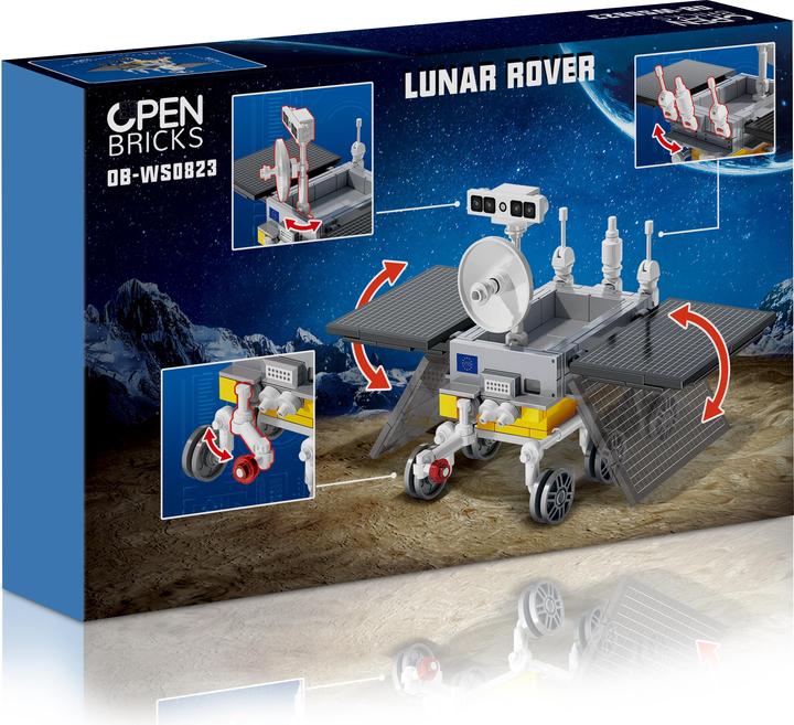 Actual product image Open Bricks OB-WS0823 Lunar Rover kit