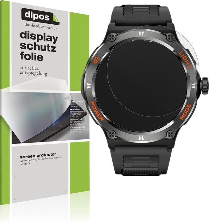 Actual product image Dipos Screen Protector Anti-Glare for Marsyu MT500 1.97 Zoll