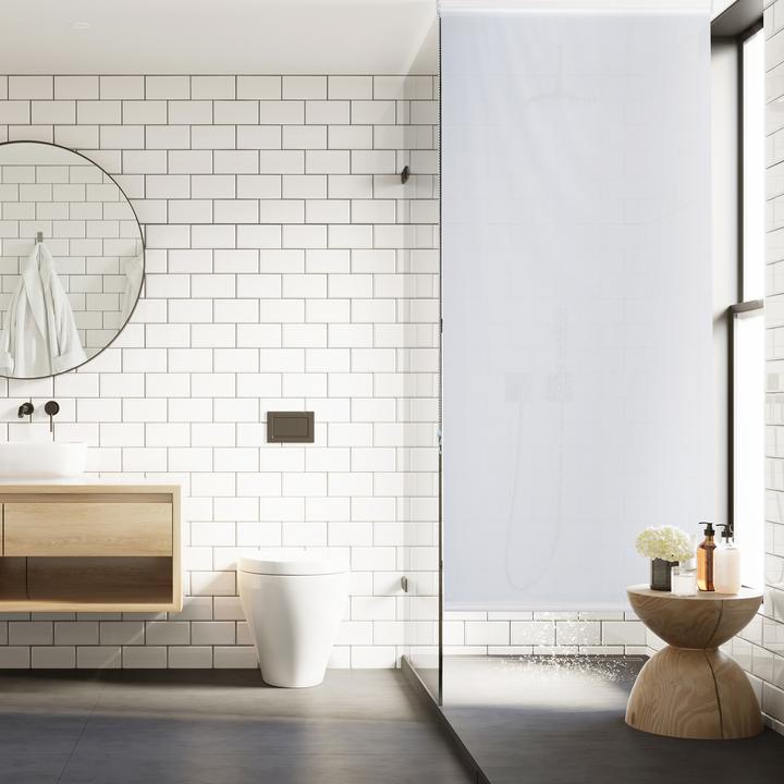 Actual product image Relaxdays Shower roller blind (100 x 4.5 x 240 cm)