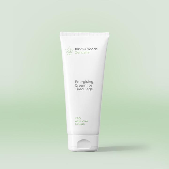 Image du produit InnovaGoods Crème énergisante pour les jambes fatiguées CBD Zencalm 200 ml (Crème pour le corps, 200 ml)