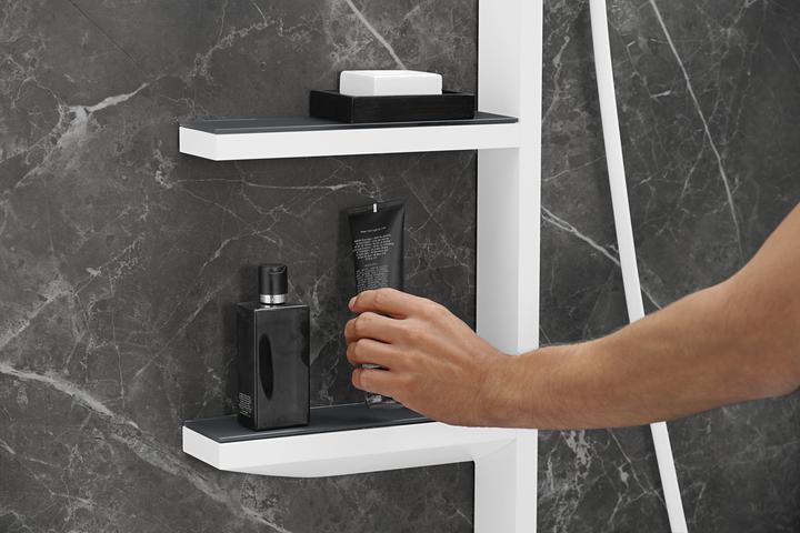 Produktbild hansgrohe Rainfinity Showerpipe 360 1jet Unterputz : Farbe - Matt White