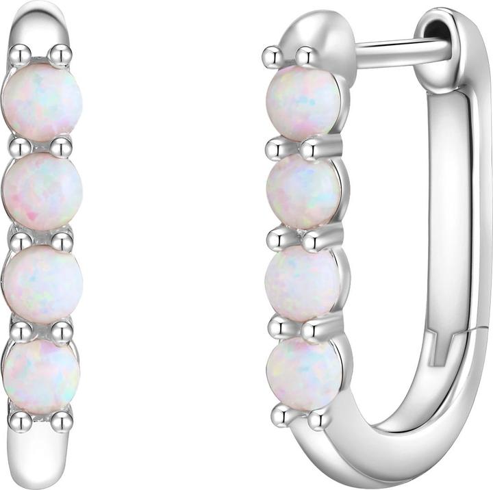 Glanzstücke München Damen Sterling Silber Opal (synth.) silber - 28559 (Sterling Silber)