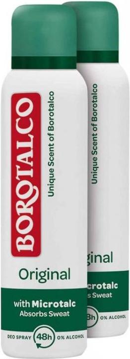 Image du produit Borotalco Déodorant original en spray (2 x 150ml) (Spray, 300 ml)