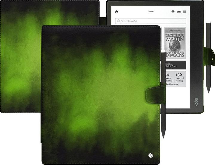 Actual product image Noreve Horizontal leather flap shell (Kobo Elipsa 2E)