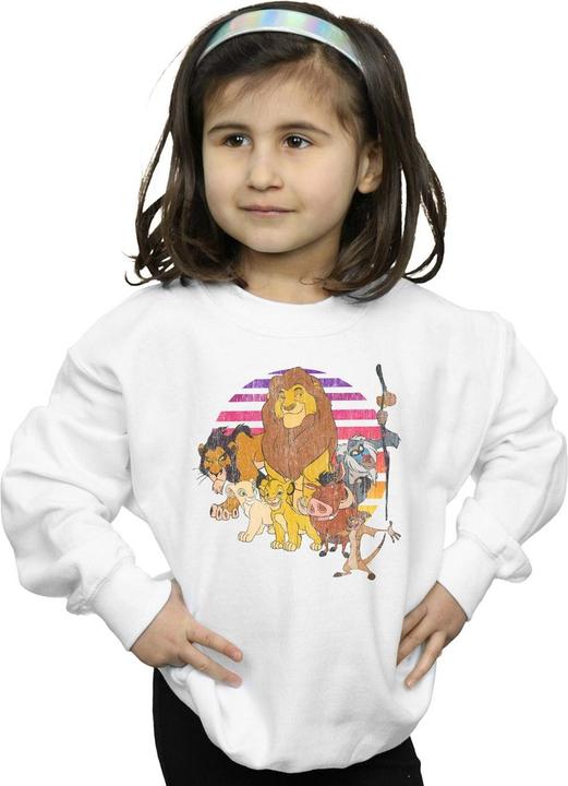 Actual product image Disney Girls The Lion King Pride Family Sweatshirt (140, 146)