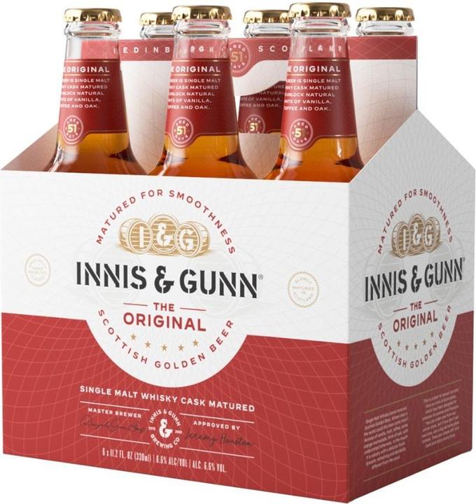 Actual product image Innis & Gunn Original Oak Aged Beer case / (24 x 33 cl)