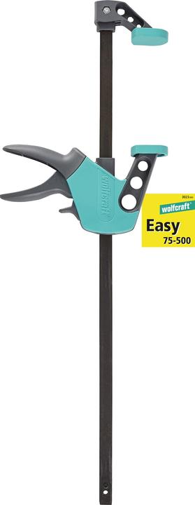 Immagine prodotto wolfcraft wolfcraft 1 EHZ - Einhandzwinge Easy 75/500mm (500 mm)