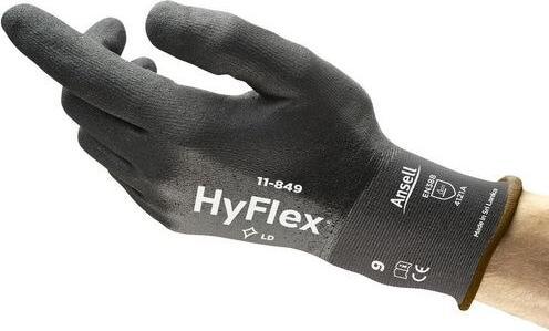 Produktbild HyFlex Handschuhe Schaumstoff, Nitril Schwarz (8)