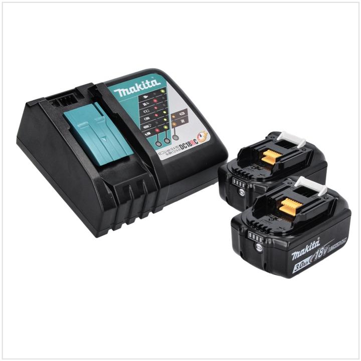 Produktbild Makita DHP 482 RF Akku Schlagbohrschrauber 18 V 62 Nm + 2x Akku 3,0 Ah + Ladegerät (Akkubetrieb)