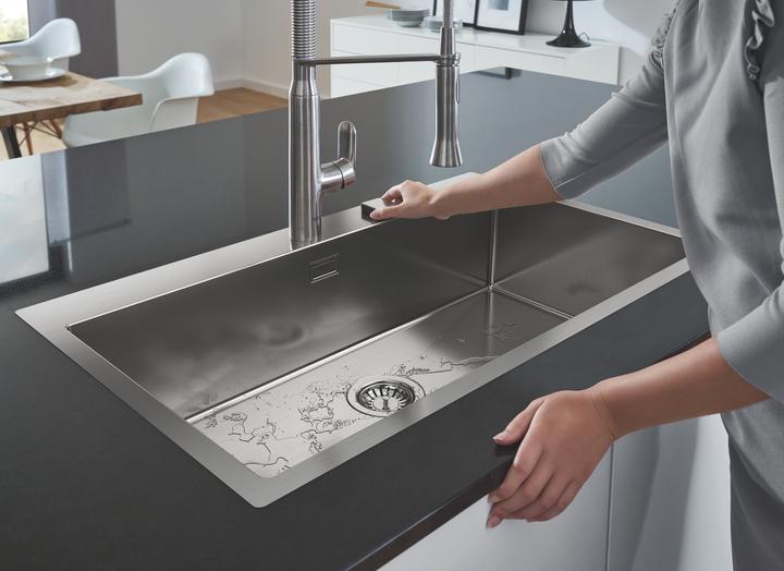 Produktbild Grohe K800 Edelstahlspüle (Einbauspüle, 49.50 cm, 83.10 cm)