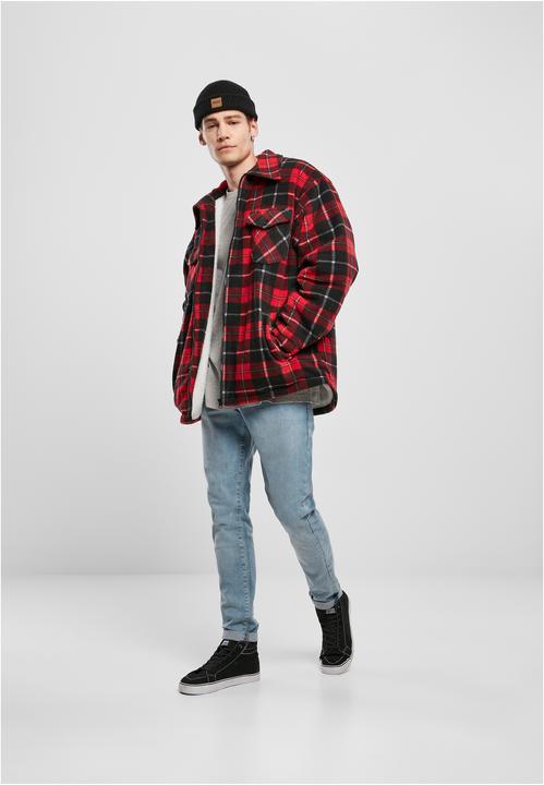 Image du produit Urban Classics Veste chemise doublée en tissu écossais (XL)