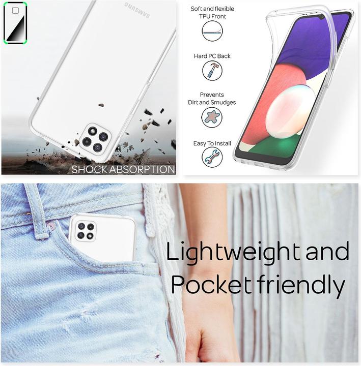 Produktbild Nalia 360 Grad Handyhülle (Samsung Galaxy A22 5G)