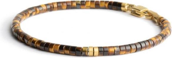 Image du produit Gemini Bracelet - Pierre Naturelle Oeil De Tigre - 19 cm
