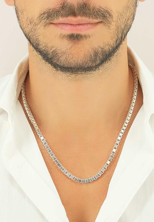 Immagine prodotto Muau Veneziano (925, Satinato, Argento lucido, 55 cm)