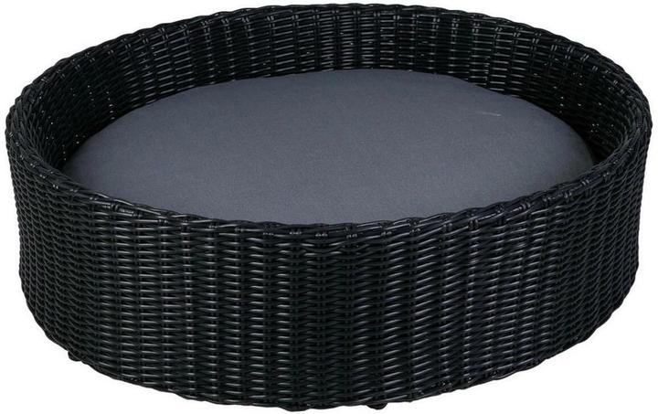 Actual product image Greemotion Dog Sofa Rattan Look Round, Black, Size S (Dog, Cat)