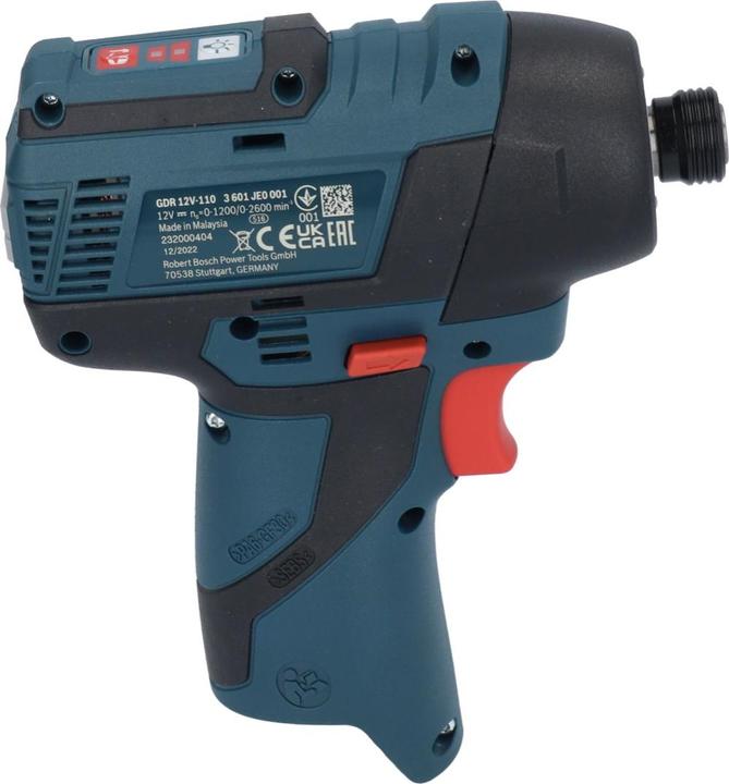 Immagine prodotto Bosch Professional Bosch GDR 12V-110 Professional 12V Avvitatore ad impulsi a batteria con attacco esagonale 1/4" in va (Batteria ricaricabile)