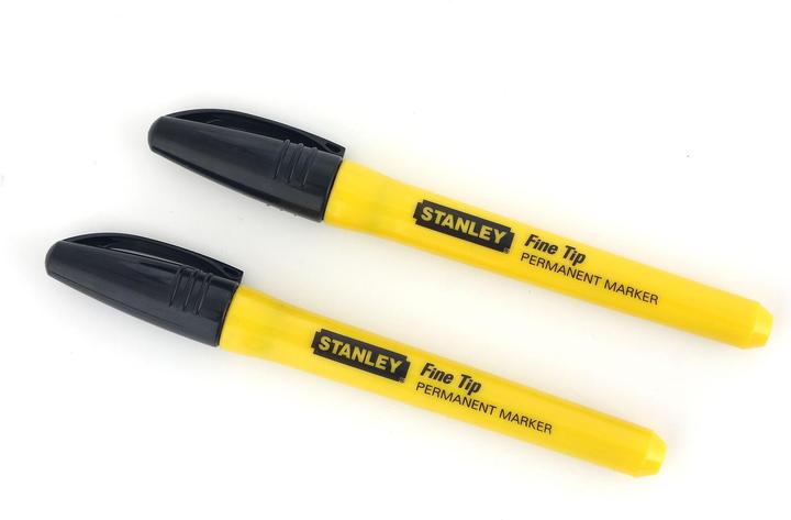 Produktbild Stanley Permanentmarker mit feiner Spitze () (Schwarz, 20 mm, 2 x)
